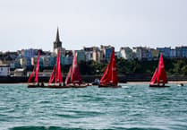 Redwing pilgrimage produces spectacular sailing around Caldey