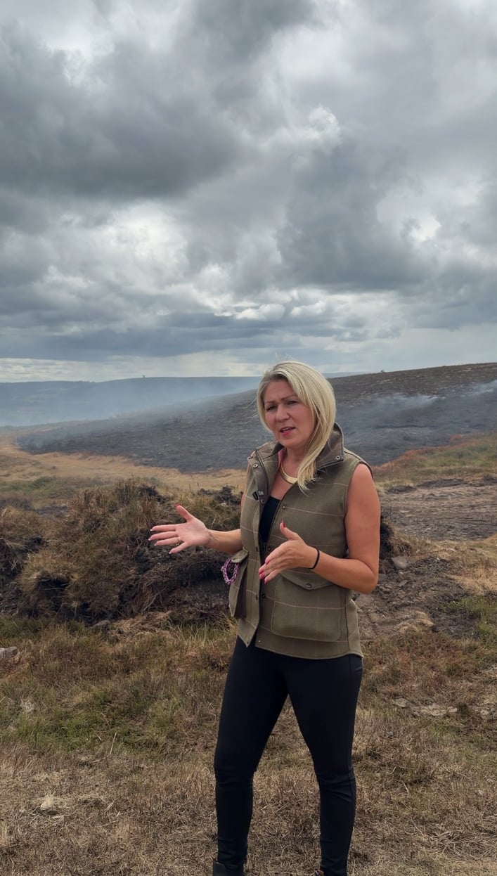 Laura Anne Jones MS calls on the Welsh Government to provide immediate support for farmers affected by wildfires.