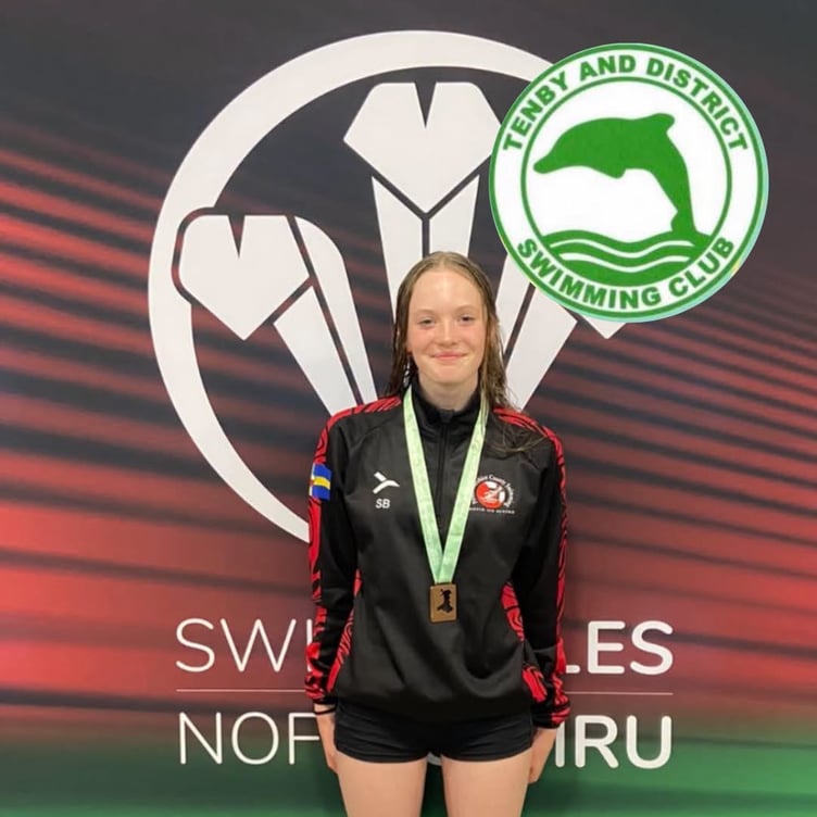 Skye Bruce, 200m backstroke medal Swim Wales