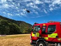 Llandovery wildfire under control