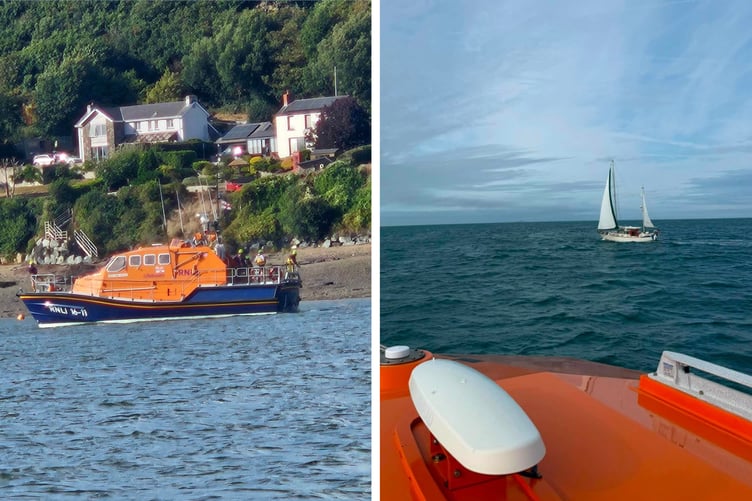 Scenes from Angle lifeboat’s busy August weekend