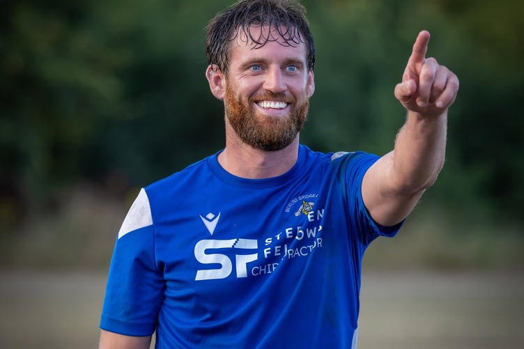 Merlins Bridge hat-trick hero Aaron Hallam