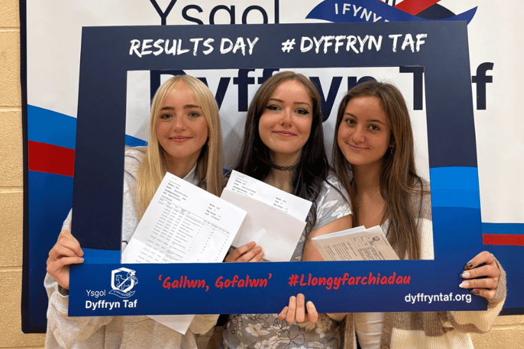 “These results represent the culmination of many years of hard work by our students, supported by their families and by the dedicated staff of Ysgol Dyffryn Taf,” continued Mr Owen.