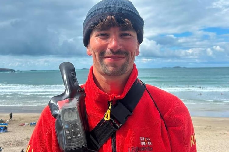 RNLI lifeguard Jago Sime