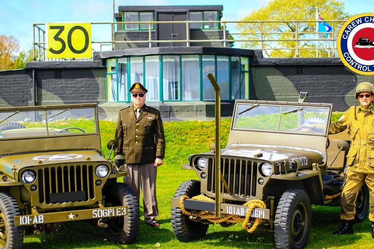 Carew Cheriton Control Tower military vehicles