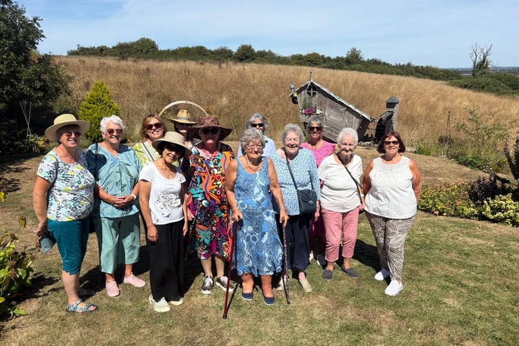 The ‘Florentines’ recently enjoyed another sunny summer outing for to a local Japanese -inspired garden, followed by refreshments in the Potting Shed, Manorbier.