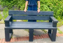 New bench enhances South Pembrokeshire Hospital garden space