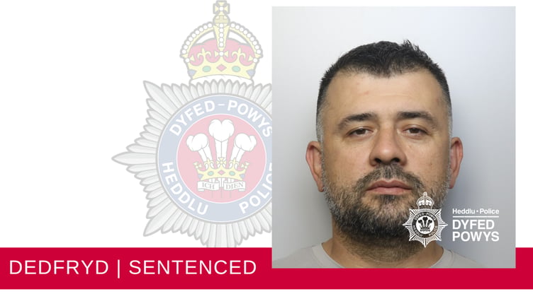 Florin Kasmi from Golders Green has been sentenced to two years in jail after being caught with over £40,000 worth of cannabis in Carmarthenshire.