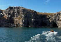 Two rescued by Tenby RNLI from incoming tide