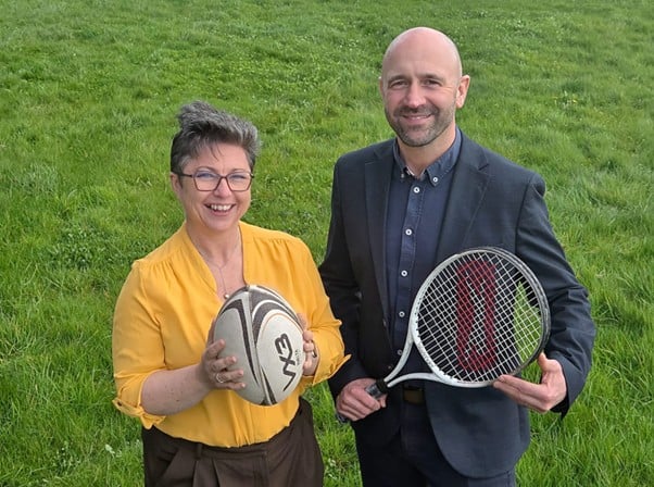Kate Williams, Head of Strategic Partnerships and Development at Activate West Wales and Jamie Rewbridge, CEO of Activate West Wales.