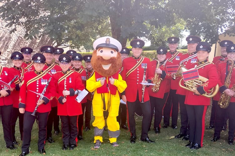 Stormy Stan with the Band of the Nottingham Royal Engineers Reserves