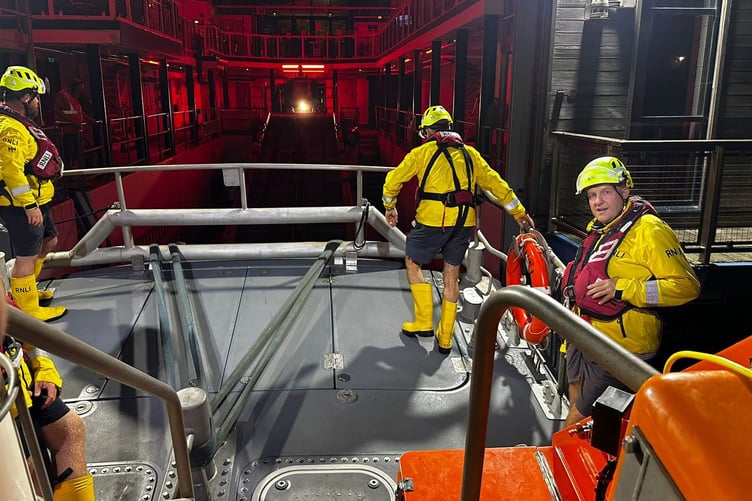 There were two shouts for Tenby RNLI lifeboat volunteers on Friday, August 28.