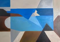 Caspar Beck’s first solo art show in Tenby