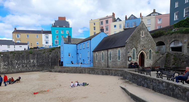 St Julian’s, the fishermen’s church on Tenby Harbour