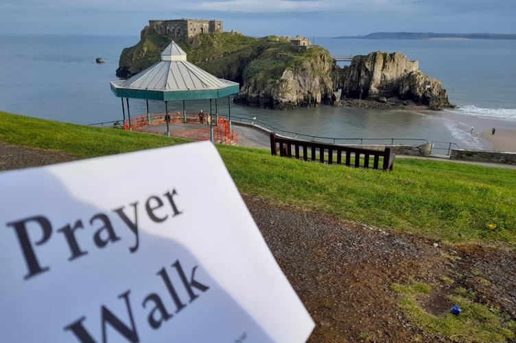 Prayer walk - St Catherines and Castle Hill bandstand