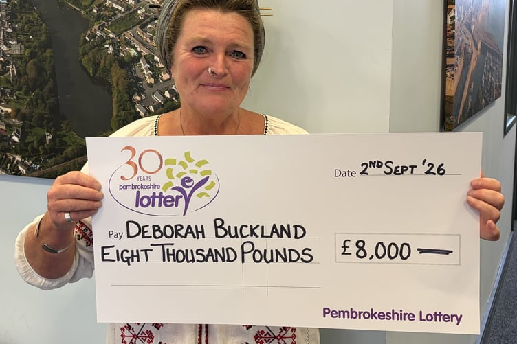 For more information or to join up to play, please ring Pembrokeshire Lottery on 01646 690800.