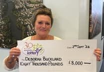 Pembrokeshire Lottery Superdraw winner scoops £8,000 prize