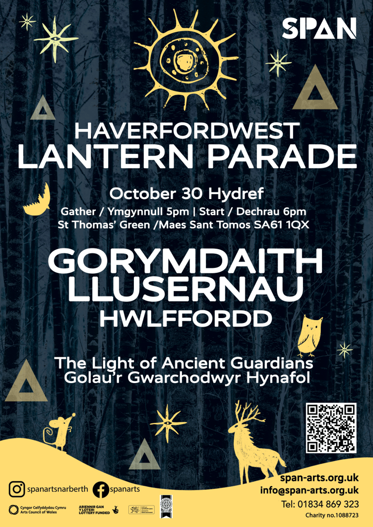 Haverfordwest Lantern Parade poster