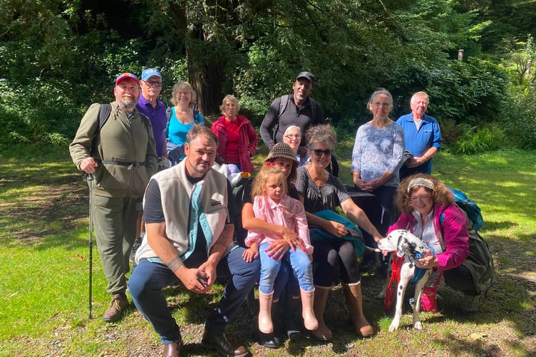 Llanteg Walking Group at Colby Woodland Gardens