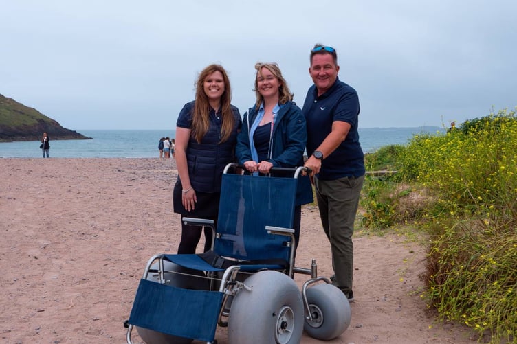 Pembrokeshire beach wheelchair