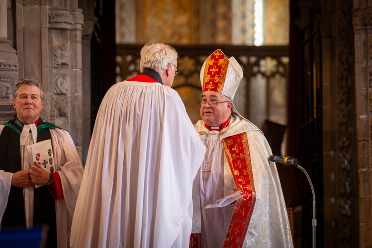 The Bishop with sub-dean of the Chapel Royal
