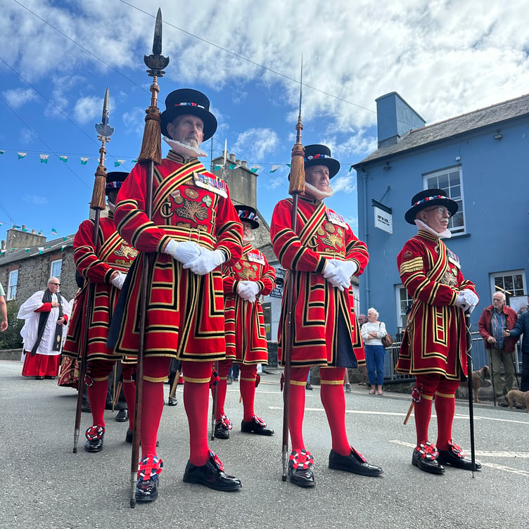 The Yeomen of the Guard at St Davids