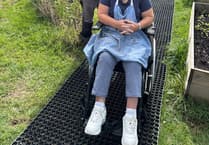 Esteam installs wheelchair accessible paths, thanks to grant