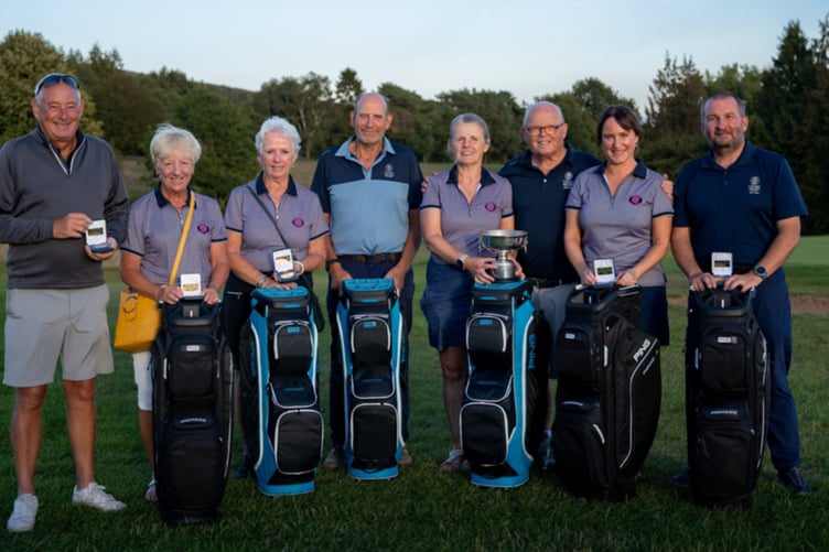 The victorious Tenby team