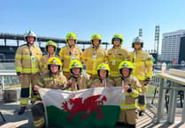 Welsh firefighters honour 9/11
