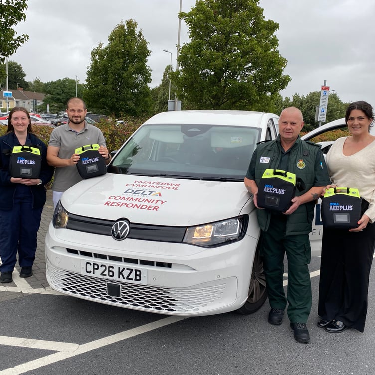 Delta Wellbeing’s community response vehicles will soon carry defibrillators