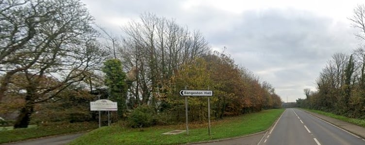 An application to site storage containers at Twin Oaks, just off the A477 road to Pembroke Dock has been lodged with county planners. Picture: Google Street View.