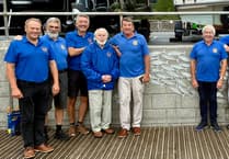 Saundersfoot Rotary Club unveils special 50th anniversary plaque
