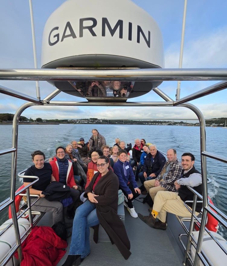 More than 70 nominees for the Cleddau Community Awards came together for a special boat trip from Neyland, upriver to Lawrenny and back down the Cleddau to Milford Haven
