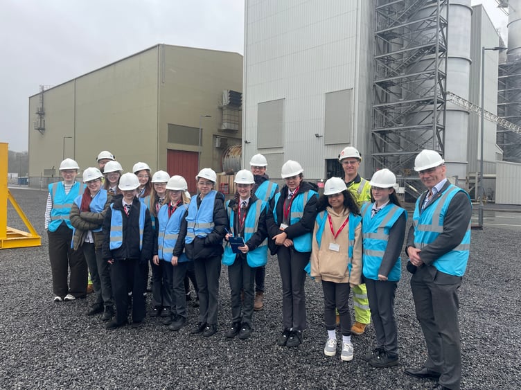 SPARC learners attending a site visit to RWE Pembroke Power Station