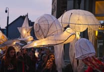 Fishguard's Ar Ymyl y Tir Festival begins with spectacular lantern parade