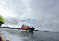 RNLI's daring cow rescue at Angle
