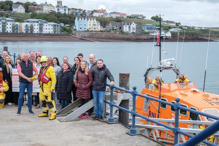 Ascona Group donates £16,000 to Angle Lifeboat and Milford Haven RNLI, supporting local lifeboat efforts.