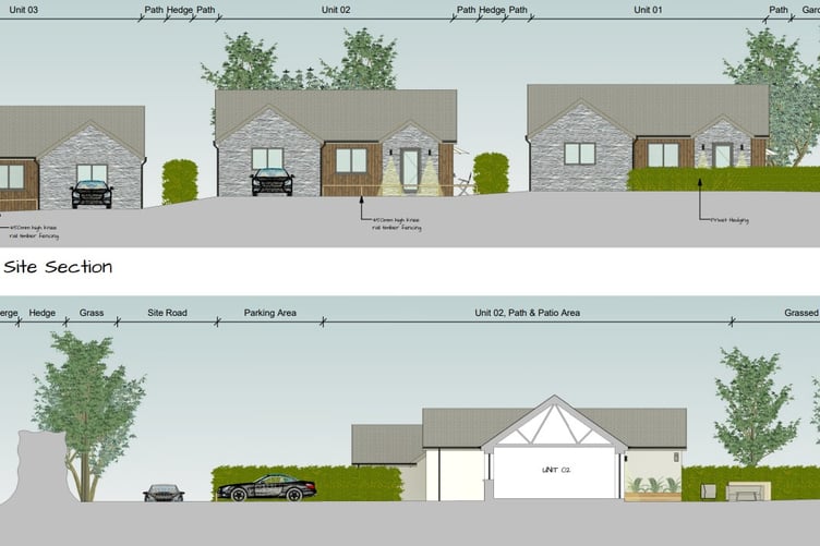 An application for three holiday lets to serve visitors to Pembrokeshire’s Folly Farm has been submitted to county planners. Picture: Folly Farm/A D Architectural Design Consultants Ltd application to Pembrokeshire County Council.