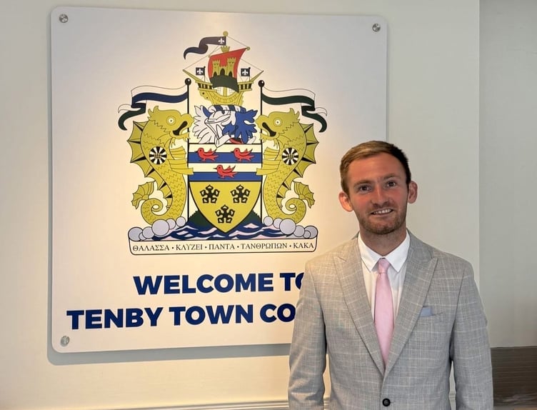 Tenby Town Council has appointed Sam Dickins as its new Town Clerk