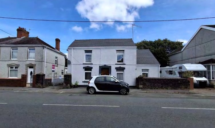The detached property on Llwynhendy Road, Llanelli, which could be turned into a seven-bed house of multiple occupation (pic Carmarthenshire Council and free for use for wire partners)