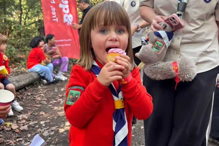 Representing Wales at the celebrations was Chloe, a Squirrel from 5th Carmarthen