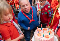 Carmarthenshire Squirrel's dream meeting with Star Wars actor Warwick Davis
