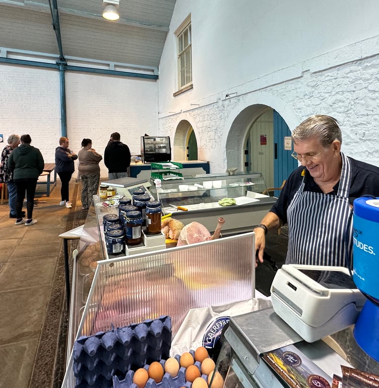 Chris Rees at Pembroke Dock Market
