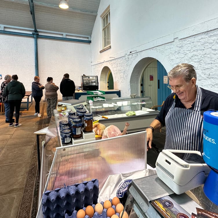 Chris Rees at Pembroke Dock Market
