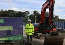Carmarthenshire Council housing development starts in Llandovery