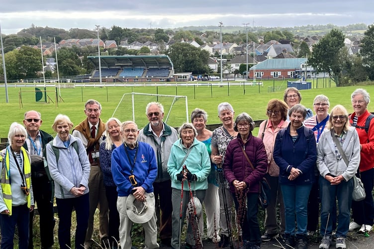 ‘Steadies at Narberth Rugby Ground on September 5. Photo: Steps2Health