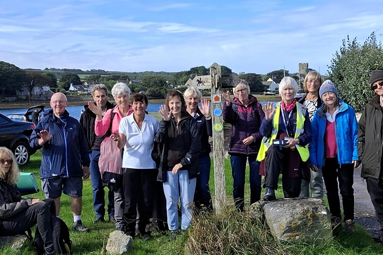 Speedies on the Coast Path at Angle on September 19. Photo: Steps2Health