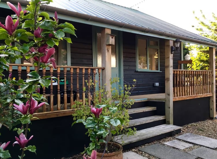 An application for a certificate of lawfulness for a garden lodge use as an Airbnb in Saundersfoot has been lodged with the national park. Picture: Airbnb listing for Pembrokeshire Coast National Park application by Luke and Debra Smith/RPC Design & Architecture Ltd.