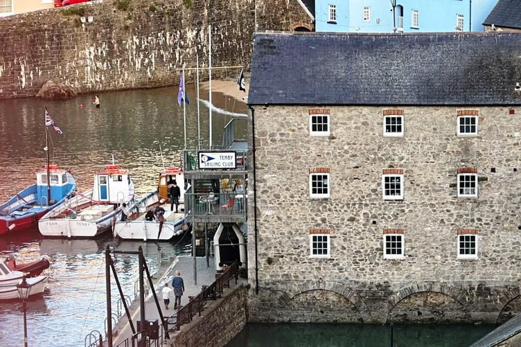 The new windows at Tenby Sailing Club