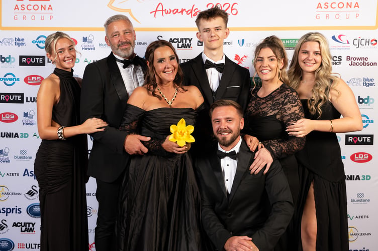 The ‘Courageous Family’ award went to The Guile Family from Pembrokeshire, who have opened their home to children in crisis.